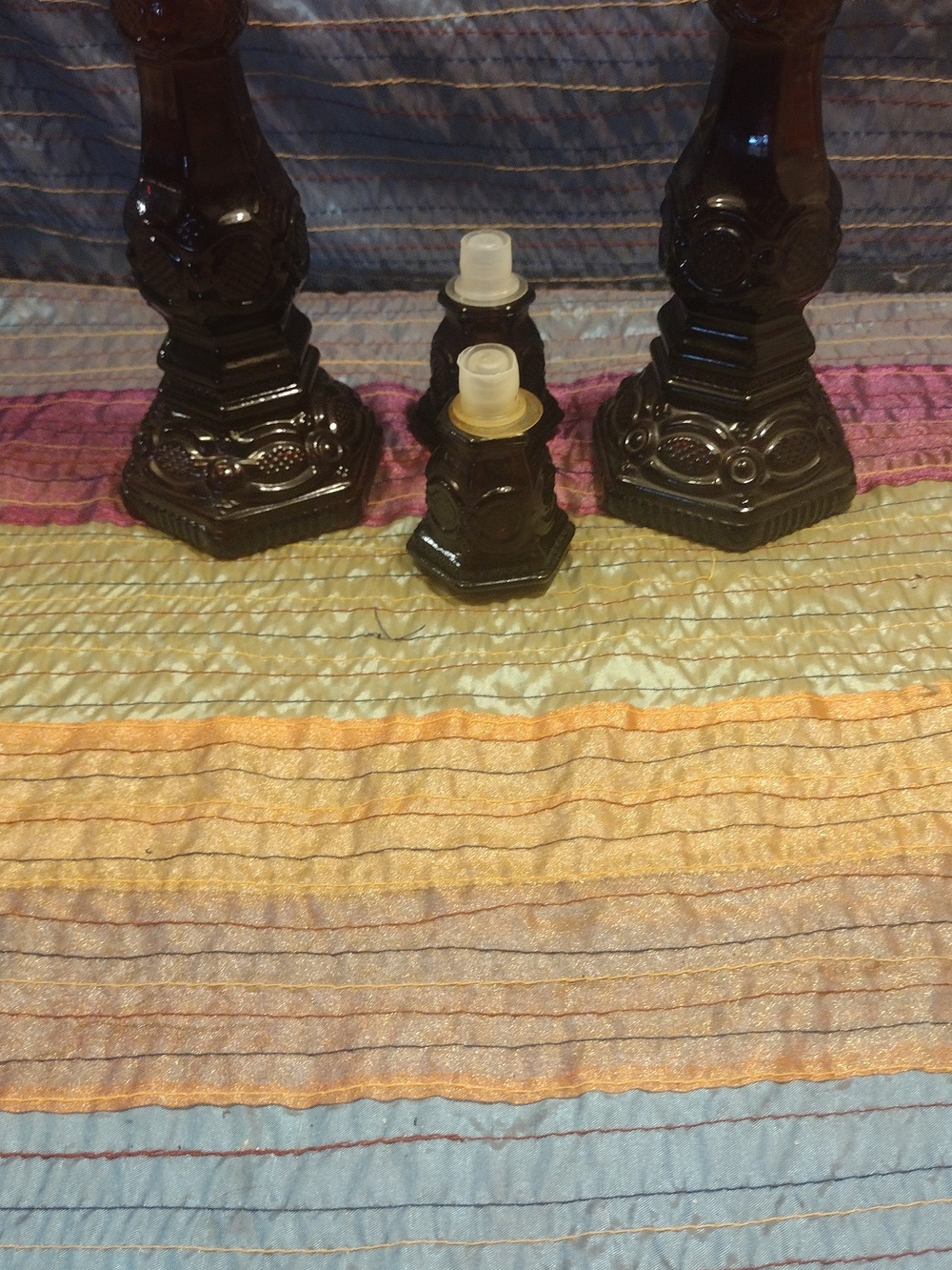 Vintage Gothic Avon Cape Cod Candlesticks - Picture 5 of 6